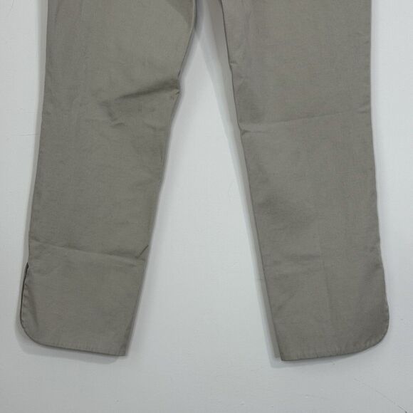 Lafayette 148 Stanlon Cropped Pants Size 4 Beige Pull On Tapered - Picture 8 of 10